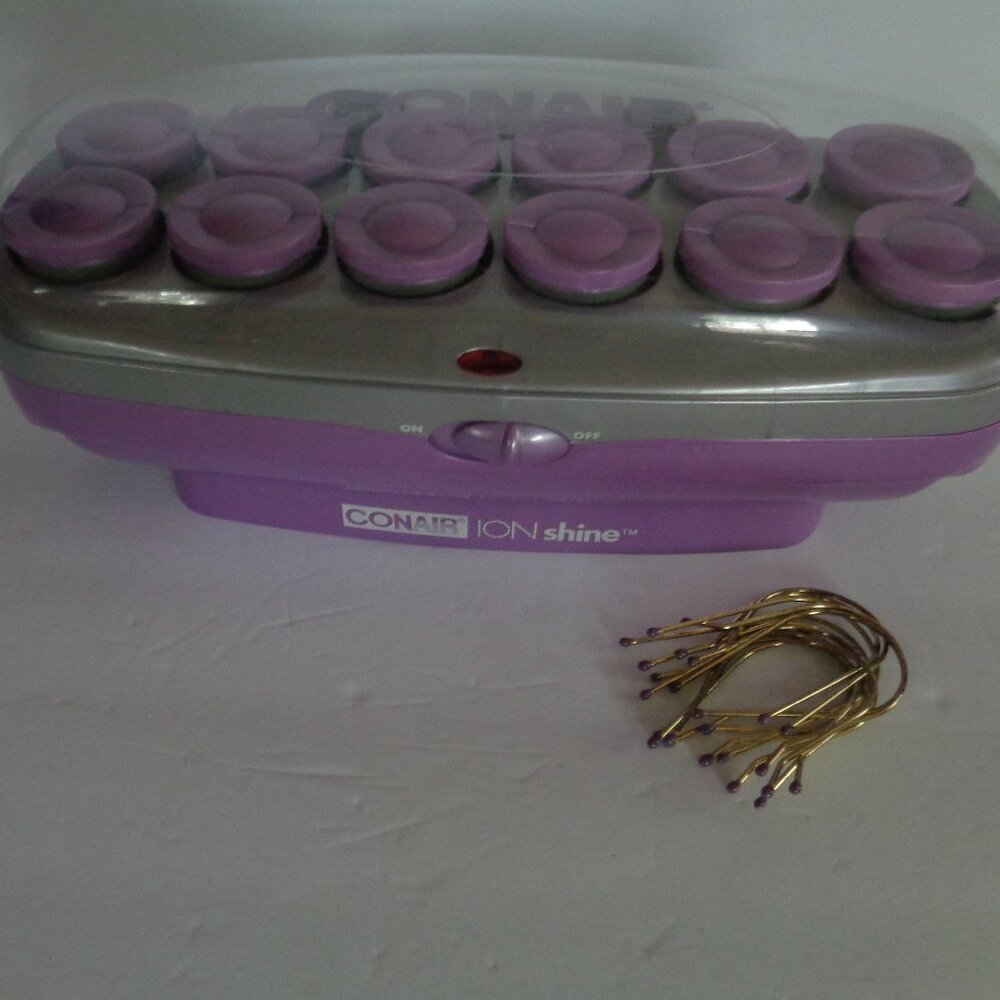 CONAIR ION SHINE SET OF 12 HOT ROLLERS